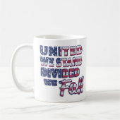 United We Stand Typografie Koffiemok (Links)