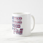 United We Stand Typografie Koffiemok (Voorkant rechts)