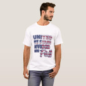 United We Stand Typografie T-Shirt (Voorkant volledig)