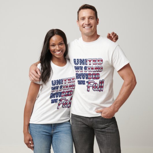 United We Stand Typografie T-Shirt (Unisex)