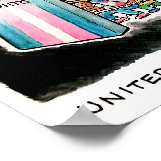 United we stand - verdeeld we herfst poster (Hoek)