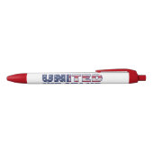 United We stand Zwarte Inkt Pen (Bovenkant)