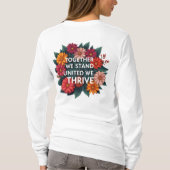 United We Thrive Multicolor T-shirt (Achterkant)