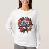 United We Thrive Multicolor T-shirt (Voorkant)