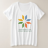 United Women in Faith bij DSUMC plus-sized T-shirt (Design voorkant)