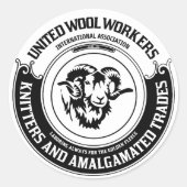 United Wool Workers Stickers (Voorkant)