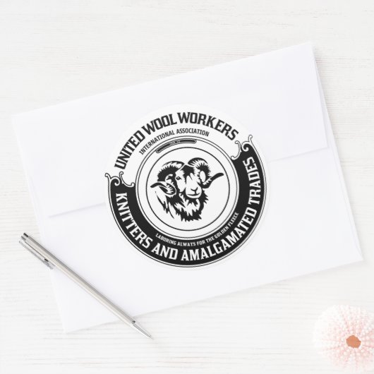 United Wool Workers Stickers (Envelop)
