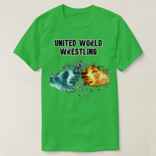 United World Wrestling Design T-shirt (Design voorkant)