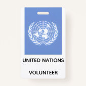 #UNITEDNATIONS BADGE (Voorkant)