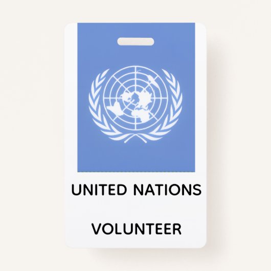 #UNITEDNATIONS BADGE (Voorkant)
