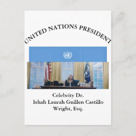 #UNITEDNATIONSPRESIDENT DR. #LAURAHCASTILLOS ESQ. BRIEFKAART