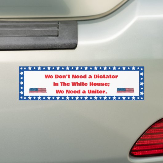 Uniter-Bumpersticker Bumpersticker (Op auto)