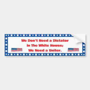 Uniter-Bumpersticker Bumpersticker