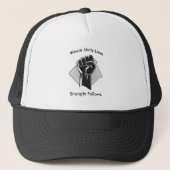 Unity and Strength Inspirational Trucker Pet (Voorkant)