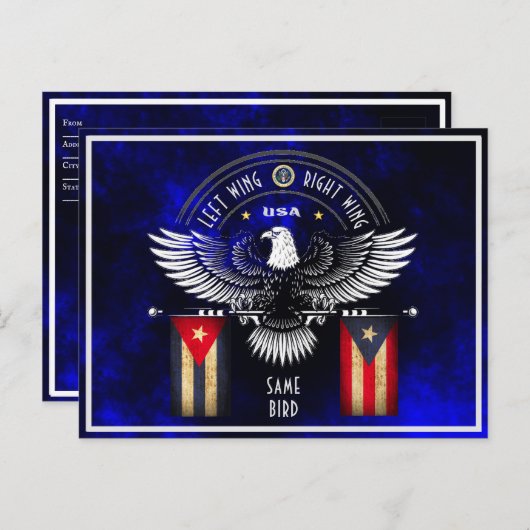 Unity Briefkaart Verenigde Staten, Puerto Rico en (Voorkant / Achterkant)