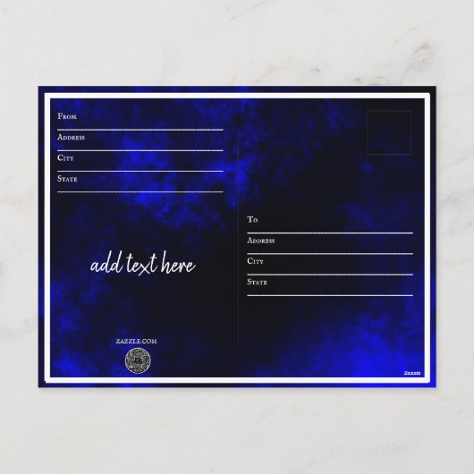 Unity Briefkaart Verenigde Staten, Puerto Rico en (Achterkant)