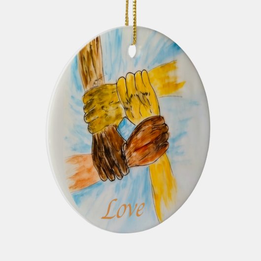 Unity Ceramic Circle Ornament (Rechts)