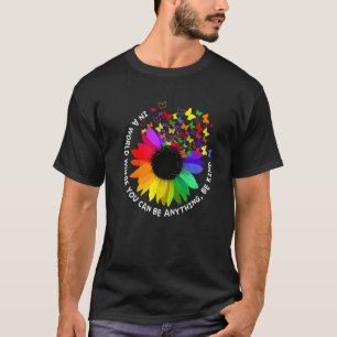 Unity Dag Oranje Anti Pesten Zonnebloem Wees Aardi T-shirt