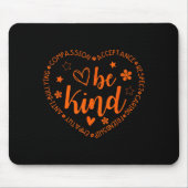 Unity Day Be Kind Kindness Orange Anti Bullying Te Muismat (Voorkant)