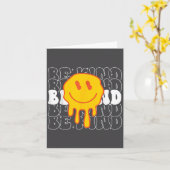 Unity Day Be Kind Kindness Smile Face Orange Groov Kaart (Gele Bloem)