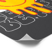 Unity Day Be Kind Kindness Smile Face Orange Groov Poster (Hoek)