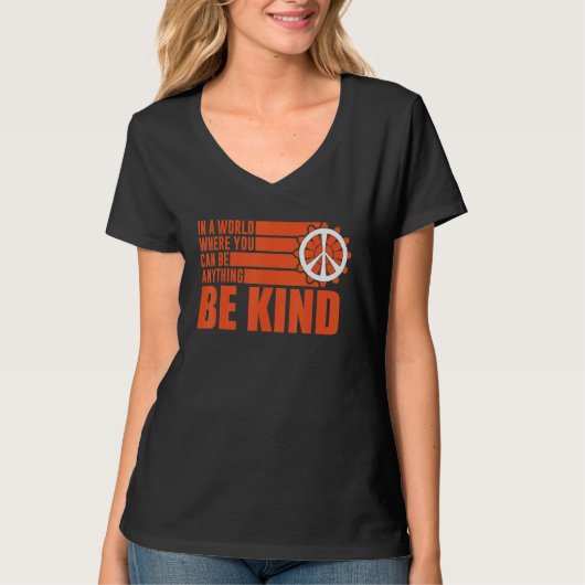 Unity Day Choose Kindness Be Kind End Bullying T-shirt (Voorkant)