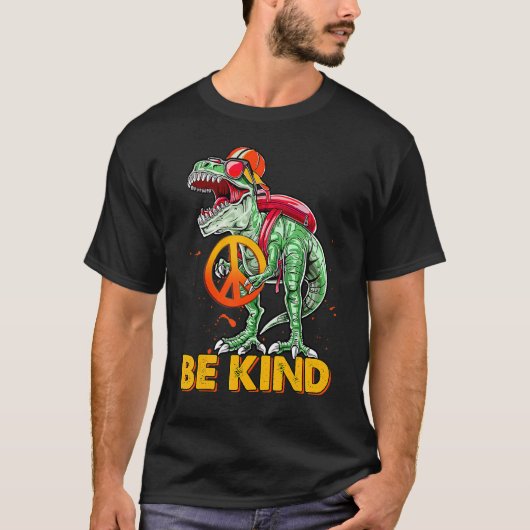 Unity Day Dinosaur Rex is een soort anti-pesten va T-shirt (Voorkant)