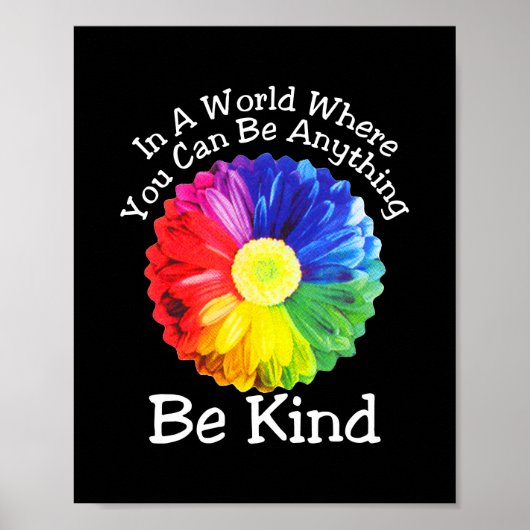 Unity Day In A World Where You Can Be Anything Poster (Voorkant)