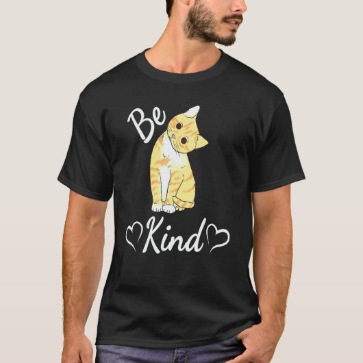 Unity Day Orange Cat Anti Bullying Be Kind T-shirt (Voorkant)