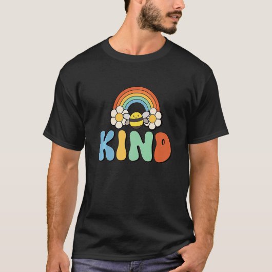 Unity Day Orange Kids Bee Kind Anti Bullying Retro T-shirt (Voorkant)
