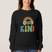 Unity Day Orange Kids Bee Kind Anti Bullying Retro Trui (Voorkant)