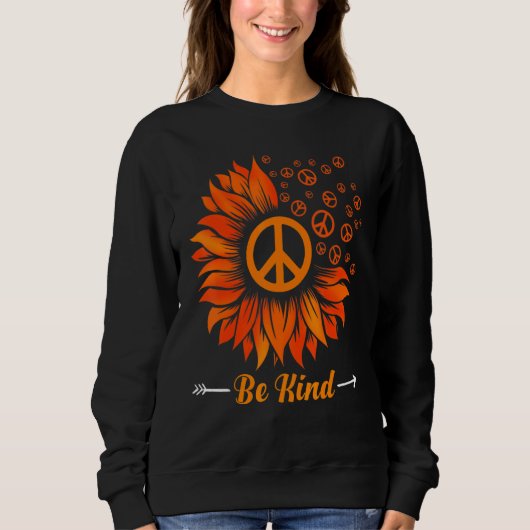 Unity Day Orange Sunflower Be Kind Anti Bullying Trui (Voorkant)