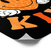 Unity Day Oranje Heart Be Kind Anti Pesten Leer Poster (Hoek)