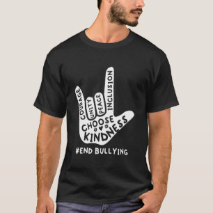 Unity Day Oranje Kinder 2022 Anti-Bullying Love Si T-shirt