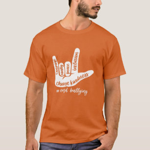 Unity Day Oranje Kinder 2022 Anti-Bullying Love Si T-shirt