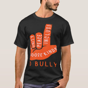 Unity Day Oranje Kinderen 2022 Anti Pesten Liefde  T-shirt