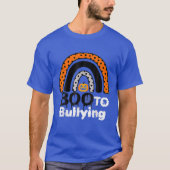 UNITY DAY Oranje T-shirt, Boo to Bullying Hallowee T-shirt (Voorkant)