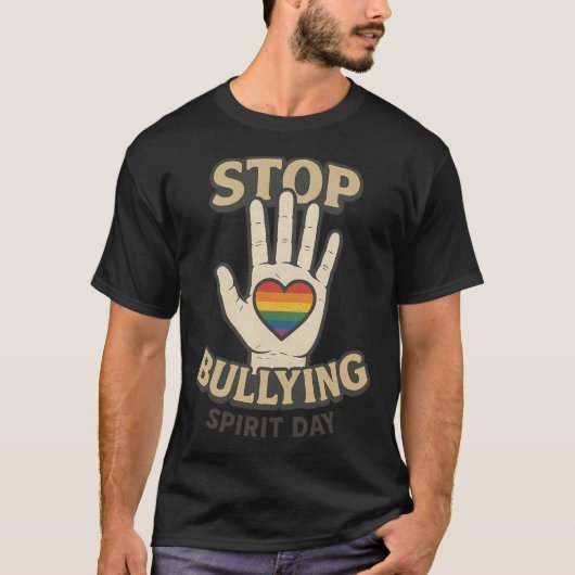 Unity Day Purple Anti Bullying Stop Bullying Spiri T-shirt (Voorkant)