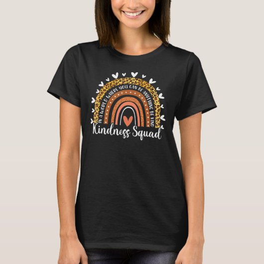 Unity Day Shirt Oranje regenboogschicht (Voorkant)