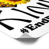 Unity Day Sinaasappel Be Kind Leopard Heart Anti B Poster (Hoek)
