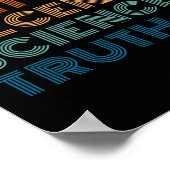 Unity Decency Science Waarheid Poster (Hoek)