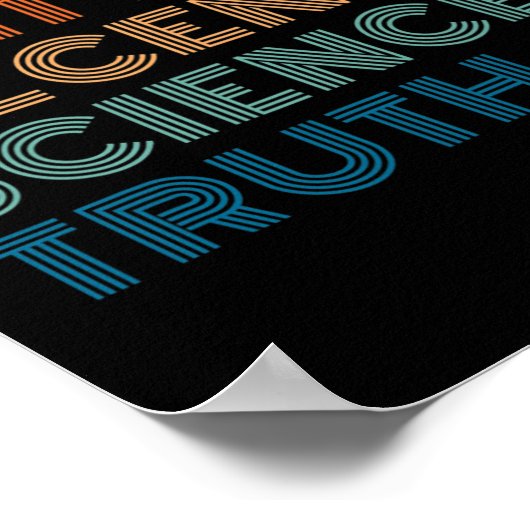 Unity Decency Science Waarheid Poster (Hoek)