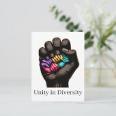 Unity in Diversity Briefkaart (Staand voorkant)