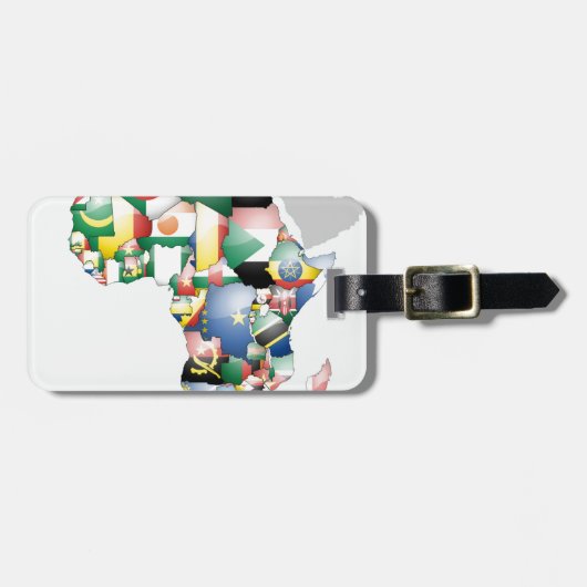 Unity in Diversity: het Collectie van de Afrikaans Bagagelabel (Voorkant horizontaal)