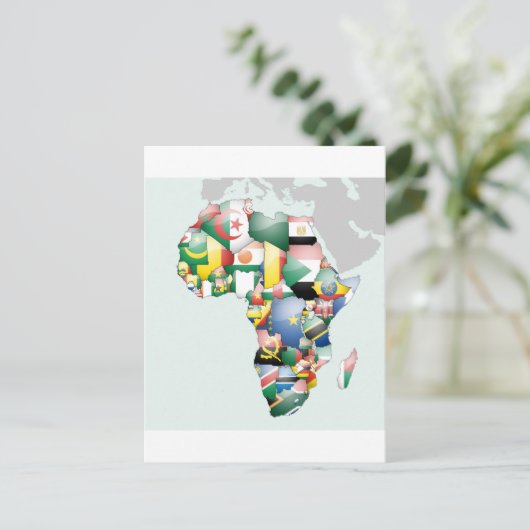 Unity in Diversity: het Collectie van de Afrikaans Briefkaart (Staand voorkant)