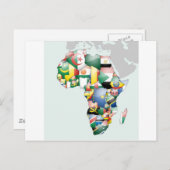 Unity in Diversity: het Collectie van de Afrikaans Briefkaart (Voorkant / Achterkant)