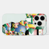 Unity in Diversity: het Collectie van de Afrikaans Case-Mate iPhone Case (Achterkant (horizontaal))