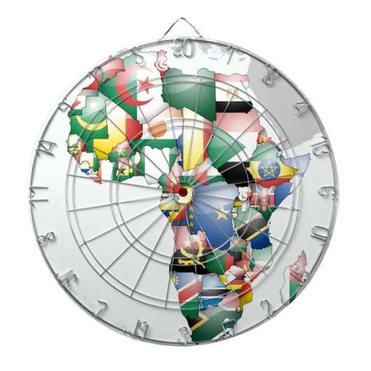 Unity in Diversity: het Collectie van de Afrikaans Dartbord (Voorkant)