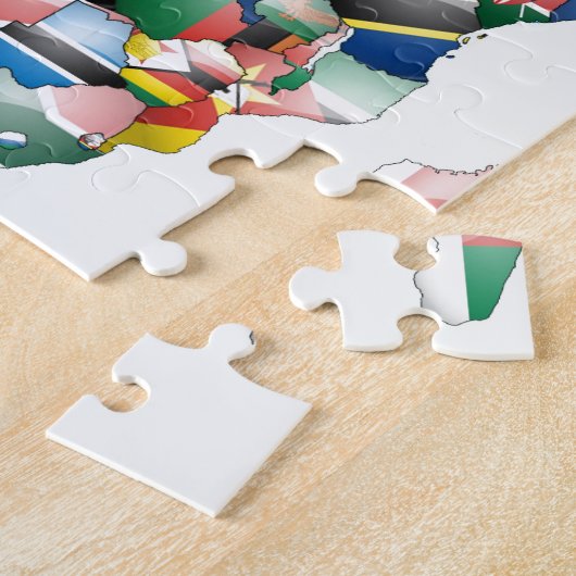 Unity in Diversity: het Collectie van de Afrikaans Legpuzzel (Zijkant)