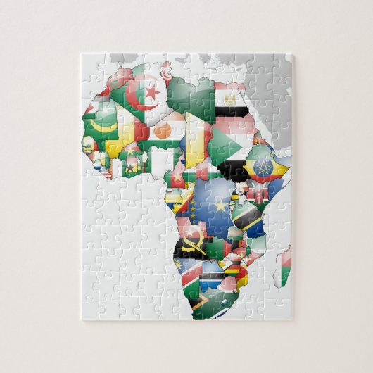 Unity in Diversity: het Collectie van de Afrikaans Legpuzzel (Verticaal)